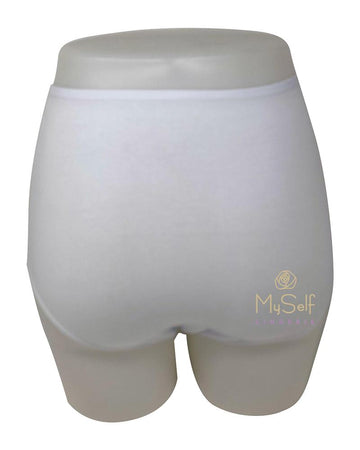 Gemsli 3305 White Cotton Briefs 3 Pk. myselflingerie.com